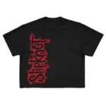 Slipknot Logo + 9 Point Star Crop Top