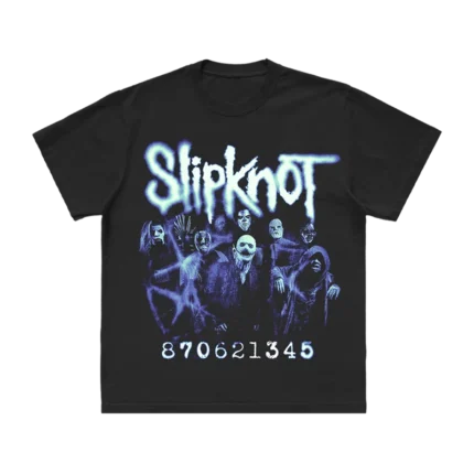 Slipknot Band Photo Logo T-Shirt