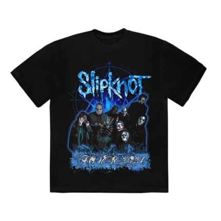 Slipknot Blue Band Photo T-Shirt