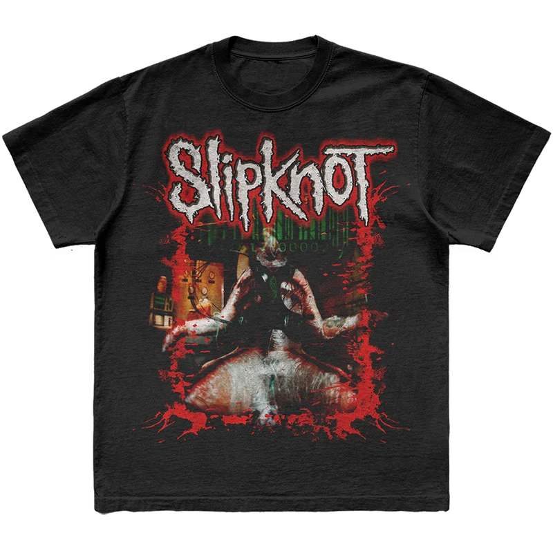 Chair-_0002_PRODUCT_SLIP_24_ECOMM_TG_INLAYSPLATTER_4_FR Slipknot Electric Chair Splatter T-Shirt
