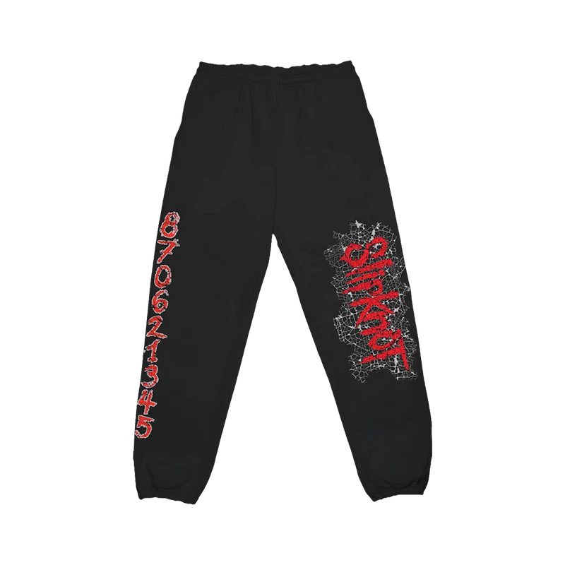 Joggers_0003_PRODUCT_-SLIP_24_TOUR_BH_NUMBERSLOGO_9_FR Slipknot Cracked Logo Joggers