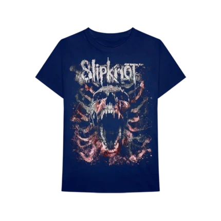 Slipknot Rib Skull T-Shirt