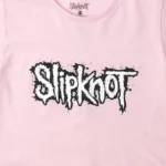 Slipknot Pink Logo Crop T-Shirt