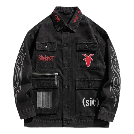 Slipknot Don’t Ever Judge Me Cargo Jean Jacket
