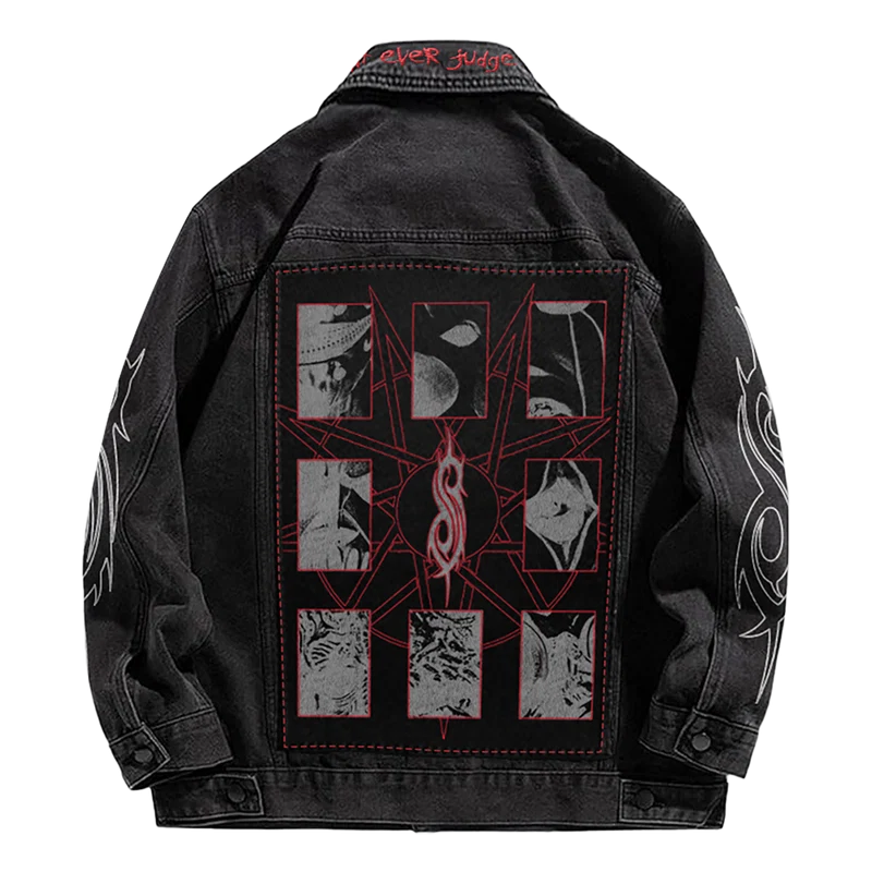 Slipknot Don’t Ever Judge Me Cargo Jean Jacket