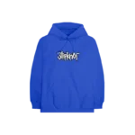 Slipknot Splatter Logo Blue Kids Hoodie