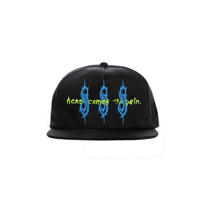 hat_0001_PRODUCT_SLIP_24_TOUR_BH_HCTPTRIBALS_5F Slipknot Here Comes the Pain Tour Snapback