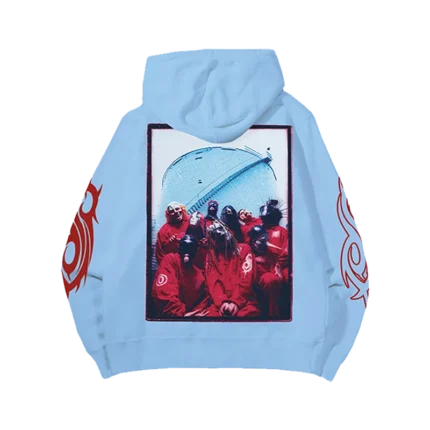 Slipknot Photo Blue Hoodie